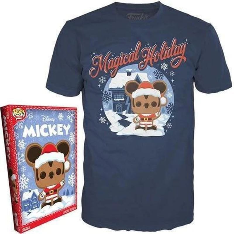 FUNKO Funko Pop! Boxed Tee: Disney Holiday - Santa Mickey - L