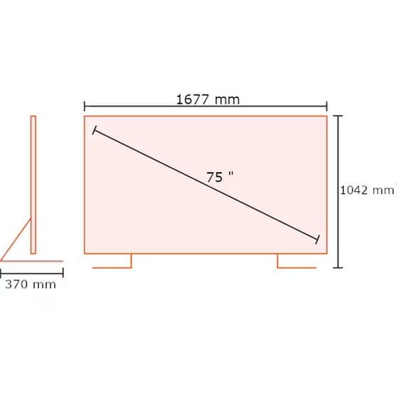 LG QNED 75" 4K Smart Τηλεόραση 75QNED87T6B image 1