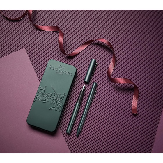 Σετ Δώρου Στυλό & Πένα Grip Faber Castell Κυπαρισσί (3 Τεμάχια) image 3