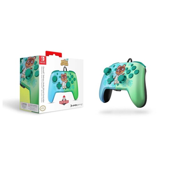 PDP Faceoff Deluxe+ Ενσύρματο Χειριστήριο για Switch - Animal Crossing image 3