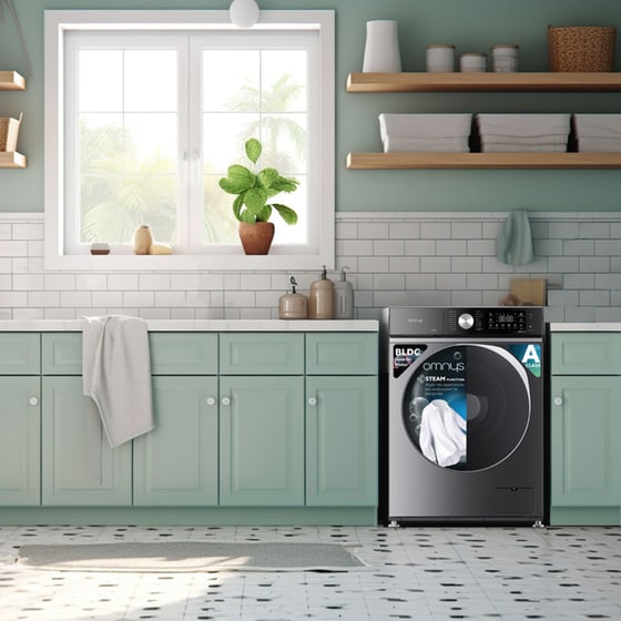 OMNYS WNM-8IN25BET 8kg 1.200 Στροφές Inox Πλυντήριο Ρούχων image 6