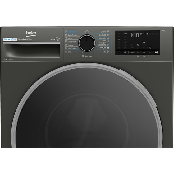 BEKO B3WFU48415MB2 ES 8 kg 1.400 Στροφές Ανθρακί Πλυντήριο Ρούχων image 6