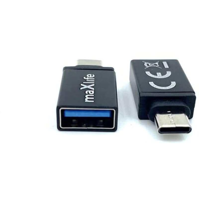 Αντάπτορας Maxlife USB-A 3.0 σε USB-C - Γκρι