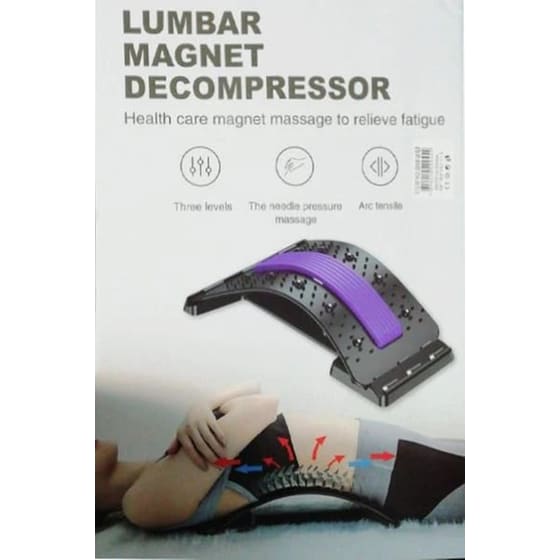 Συσκευή Μασάζ για Χαλάρωση Πλάτης Μαύρο Μωβ image 1