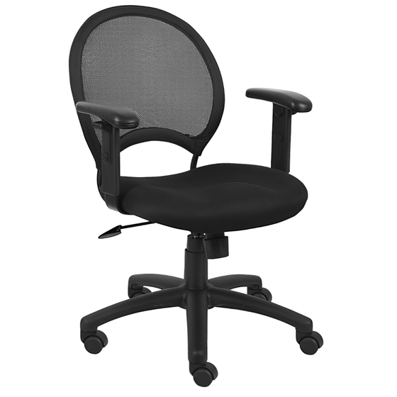 Καρέκλα Γραφείου Woodwell BF2080 από Mesh - Μαύρη image 0