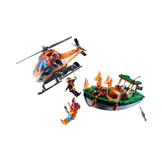 PLAYMOBIL® Rescue Action Επιχείρηση Πυροσβεστικής Διάσωση στην Θάλασσα (70491) image 3