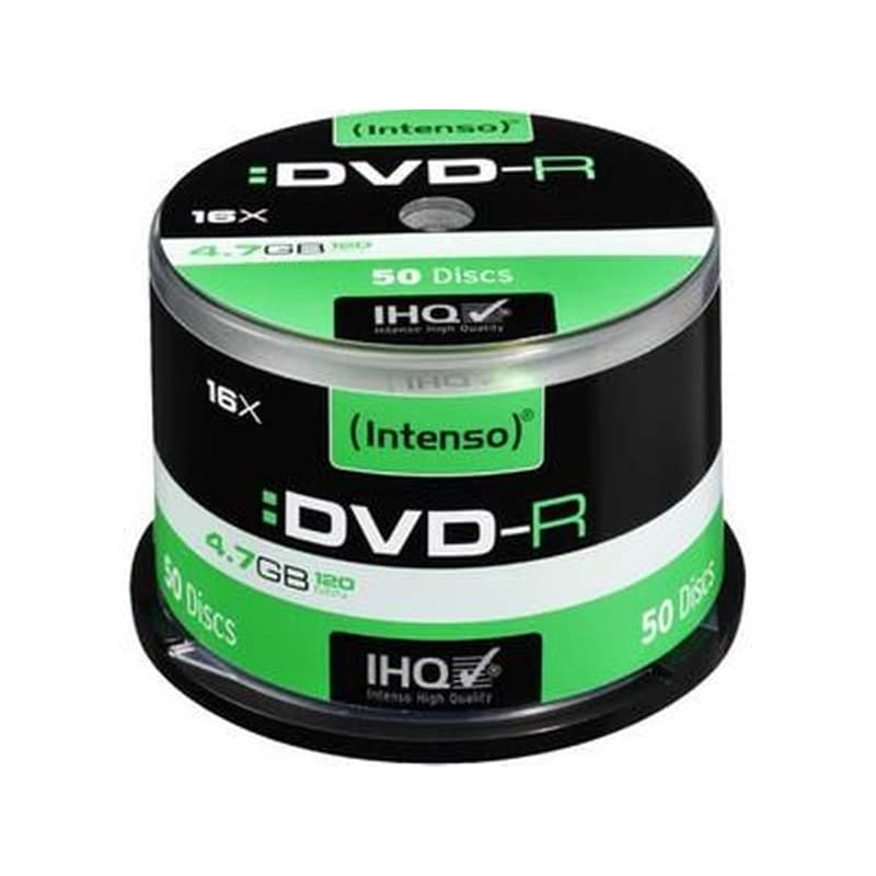 Δίσκοι CD/DVD Intenso DVD-R 4.7GB 50τμχ