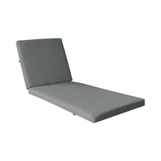 Μαξιλάρι Ξαπλώστρας Γκρι Water Repellent 208(76+132)x69/8 Velcro C11501 image 0