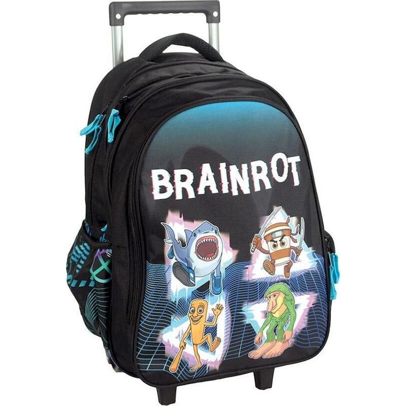 Σχολική Τσάντα Τρόλεϋ GIM Tokido Brainrot