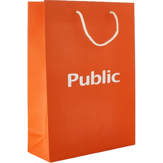 Public Χάρτινη Τσάντα Μικρή - 25x10x35 cm image 0