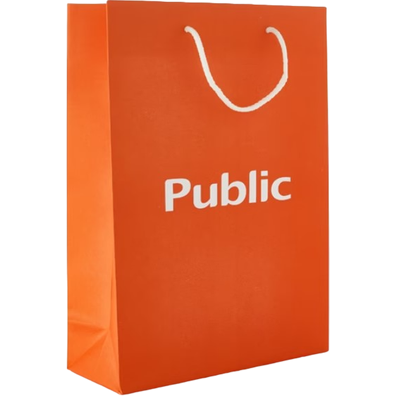 PUBLIC Public Χάρτινη Τσάντα Μικρή - 25x10x35 cm