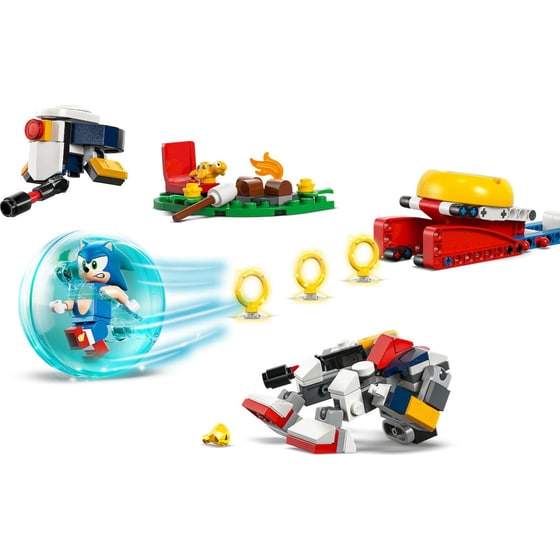LEGO® Sonic the Hedgehog™ Η Σύγκρουση του Sonic στην Υπαίθρια Φωτιά (77001) image 2