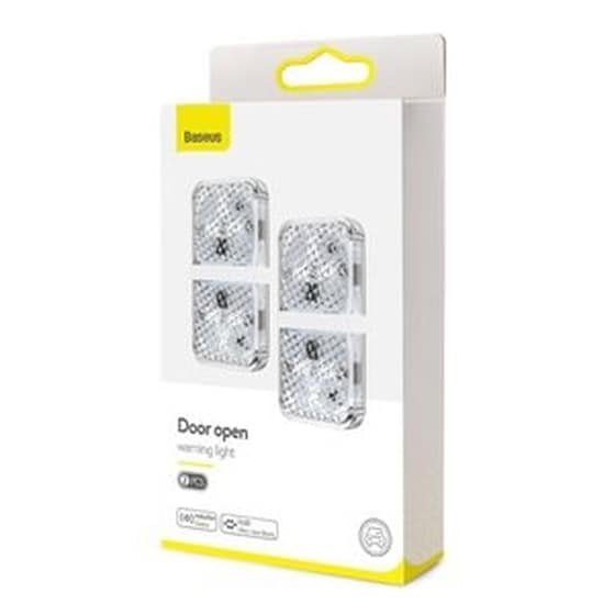 Baseus Led Προειδοποίησης Ανοιχτής Πόρτας Αυτοκινήτου Crfzd-02, Λευκό image 1