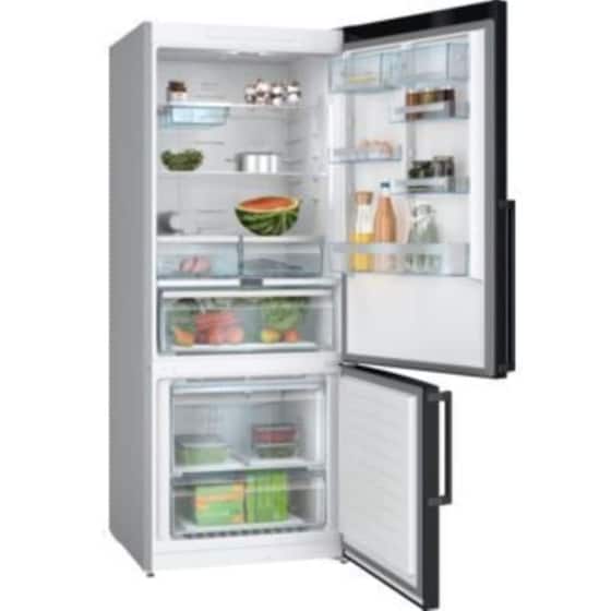 BOSCH KGN76AXDR Full No Frost 526 Lt Μαύρο Antifinger Inox Ψυγειοκαταψύκτης image 1