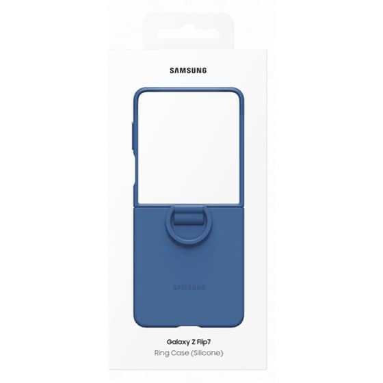 Θήκη Samsung Galaxy Z Flip7 - Samsung Ring Silicone Case - Blue image 6