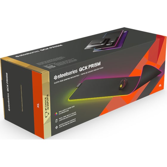 SteelSeries Qck Prism Cloth Gaming Mouse Pad XXL 900mm Διαθέτει Μαύρο image 2