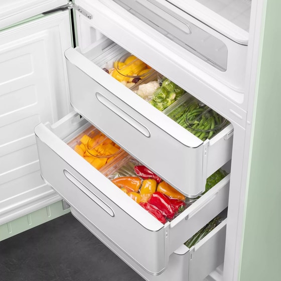 SMEG FAB32LPG6 332 Lt Total No Frost Πράσινο Ψυγειοκαταψύκτης image 5