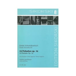 Shostakovich - 24 Preludes, Op.34 For Violin And Piano