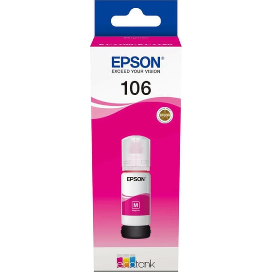 Epson 106 Ματζέντα Μελάνι Εκτυπωτή C13T00R340 image 0