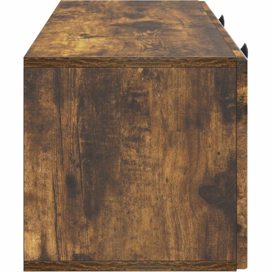 Επιτοίχιο Έπιπλο Τηλεόρασης VidaXL 78.5x31x30 cm - Καφέ Δρυς image 6