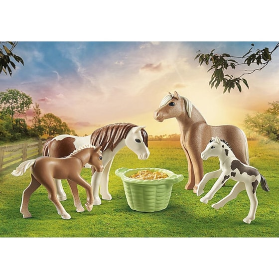 PLAYMOBIL 2 Ισλανδικά άλογα με πουλάρια (71000) image 1