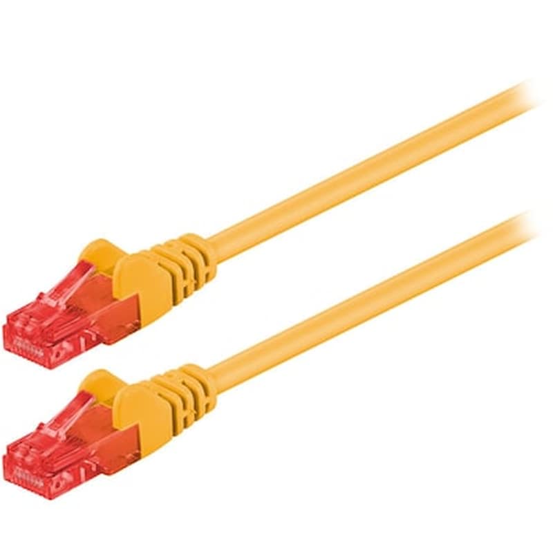 Καλώδιο Goobay 95249 U/UTP Cat.6 0.25m Yellow