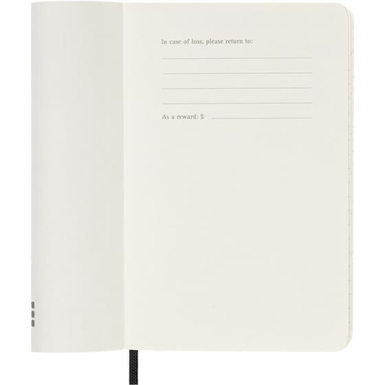 Ημερολόγιο Εβδομαδιαίο 2027 Moleskine 12M Pocket Soft Cover Μαύρο image 3