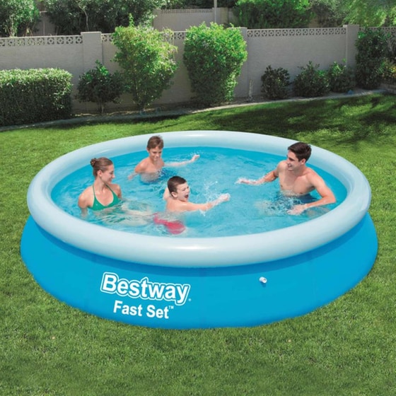 Φουσκωτή Οικογενειακή Πισίνα Bestway Fast Set 57273 5377 Lt - Μπλε image 1