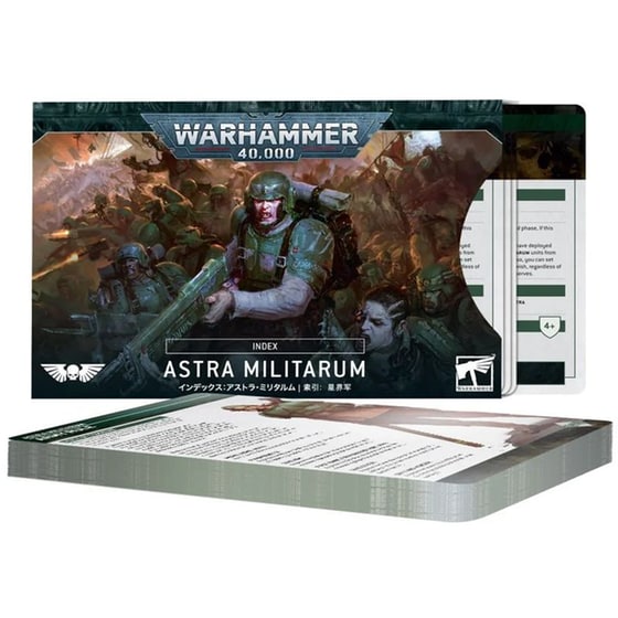 Index Cards: Astra Militarum Warhammer 40k GAMES WORKSHOP image 0