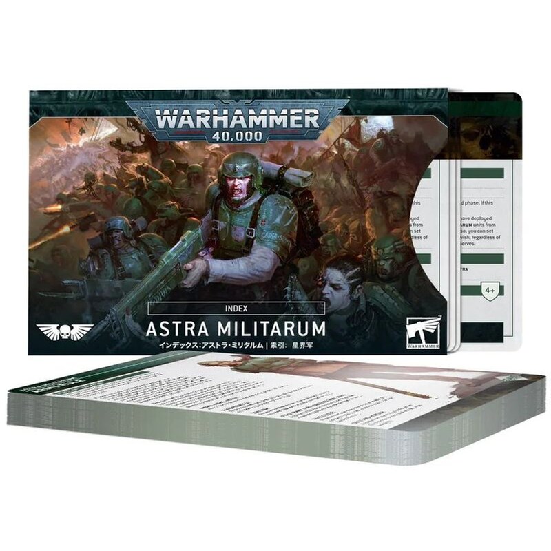 Index Cards: Astra Militarum Warhammer 40k GAMES WORKSHOP