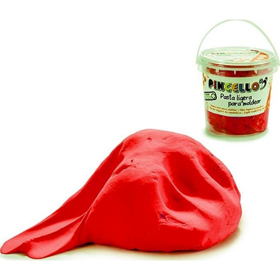 Σχολική Πλαστελίνη Pincello μη Τοξική 300gr Κόκκινη image 0