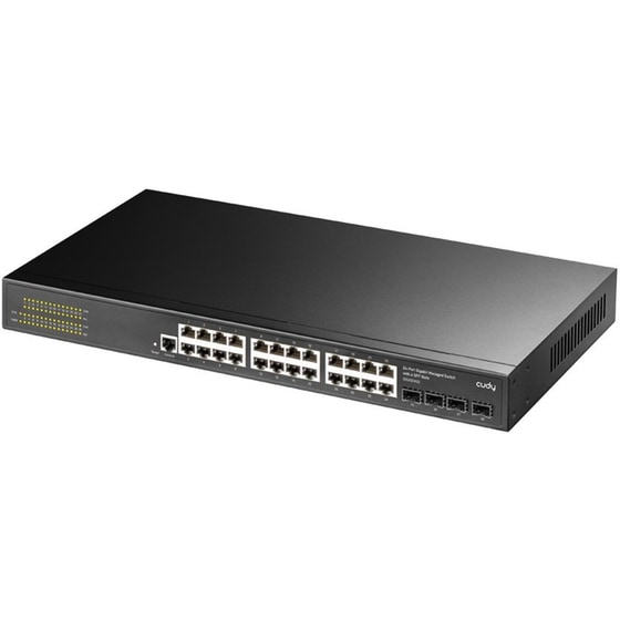 Cudy GS2024S2 v1 managed L2 Switch με 24 Θύρες Gigabit (1Gbps) image 1