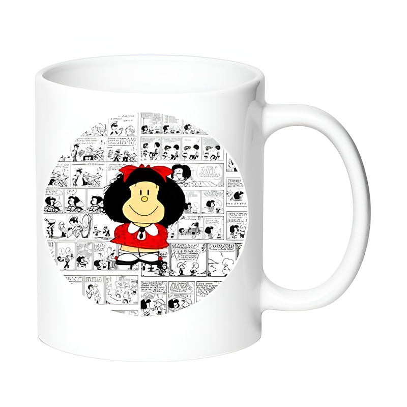 Κούπα Mafalda Νo3 Κεραμική 330 ml - Λευκό