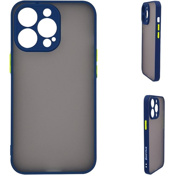 Θήκη Apple iPhone 13 Pro - Sonique Color Button Bumper - Μπλε image 0