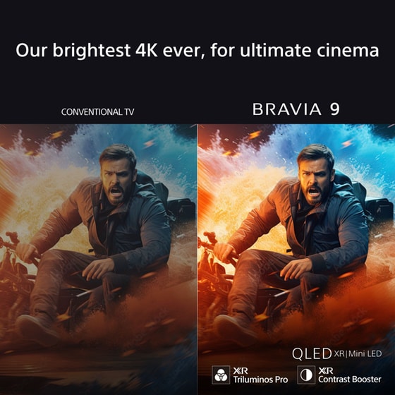 Sony BRAVIA 9 QLED (XR l Mini LED) 85" 4K HDR Google Smart Τηλεόραση K85XR90PAEP image 3