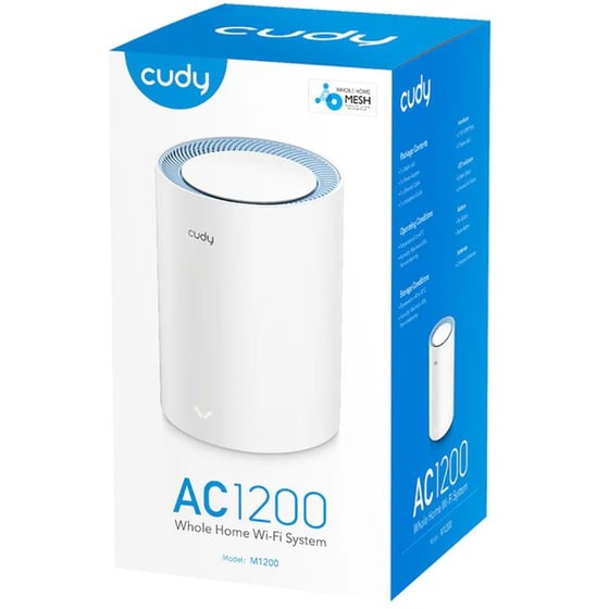 Mesh Wi-fi Ac1200 Cudy Access Point M1200 (1-pack) - White image 3