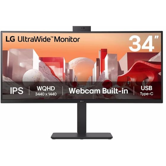 LG 34 34BA85QE Monitor 34'' UltraWide QHD IPS Curved 60Hz 5ms image 0