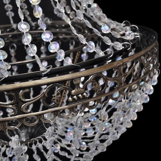 Vidaxl Πολυέλαιος Με Κρύσταλλα 36,5 X 46 Cm image 4