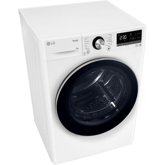 LG RH80V9AVHN 8 kg με Αντλία Θερμότητας Λευκό Στεγνωτήριο Ρούχων image 14