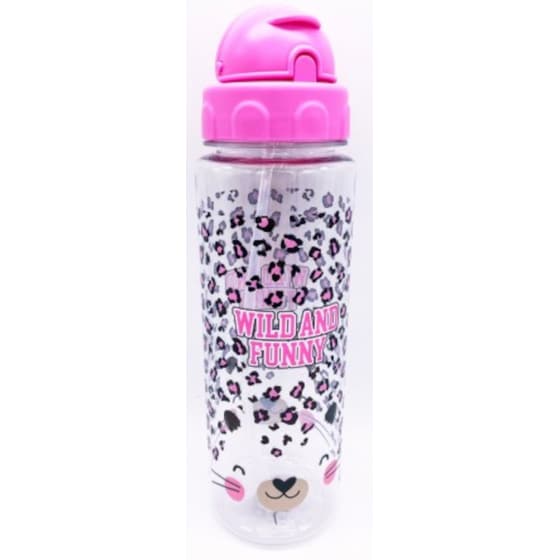 Παγούρι&nbsp;Tri-Coastal&nbsp;Design&nbsp;Πλαστικό&nbsp;600Ml&nbsp;Pink&nbsp;Cat image 0