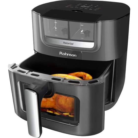 ROHNSON R-2887 1800 W 7 L Μαύρη Φριτέζα Αέρος image 2