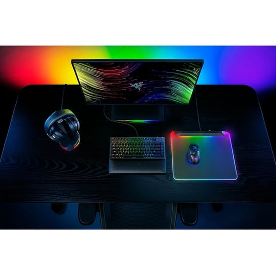 Razer FIREFLY V2 PRO Gaming Mouse Pad Medium 360 mm - Black image 9