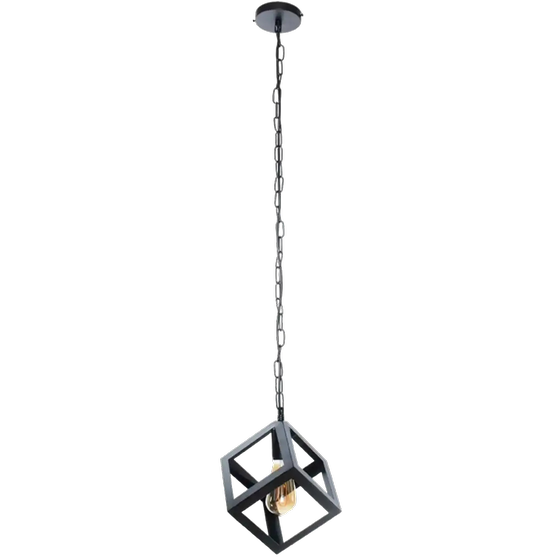 Φωτιστικό Οροφής Χατζηκοντίδης Μονόφωτο C10 Cubio 5 - Μαύρο image 0