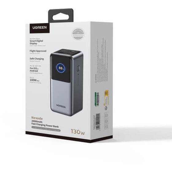 Powerbank Ugreen PB721 35524B 20.000mAh 130W - Black image 2