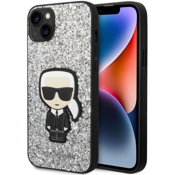 Θήκη Apple iPhone 14 Plus - Karl Lagerfeld - Ασημί image 1