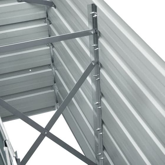 Vidaxl Ζαρντινιέρα Κήπου Ανθρακί 240x40x77 Εκ. Γαλβανισμένος Χάλυβας image 5