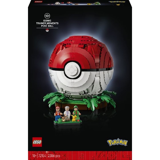 LEGO® Pokémon™ Iconic Trainer Moments Poké Ball Decor (72154) image 0