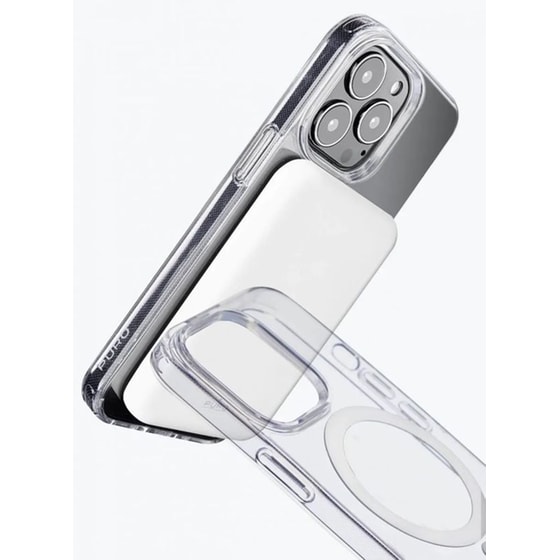 Θήκη Apple iPhone 14 Pro Max - Puro Cover Lite Mag - Διάφανο image 1