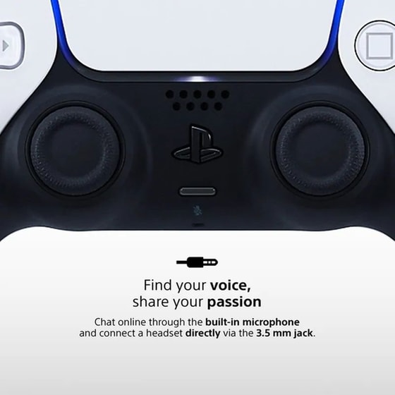 Sony DualSense Ασύρματο Χειριστήριο  V3 PS5 - Λευκό image 8