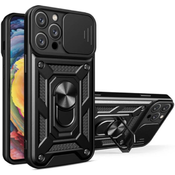 Θήκη Apple iPhone 14 Pro - Bodycell Armor Slide - Μαύρο image 0